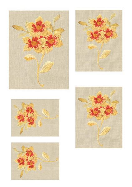 Pinks & Golds Toppers Kit 10 x A4 Pages - 50 Toppers