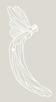 Digital White Work Angel 2 <b>Grey 4 Sizes - 4 x A4 Sheets Download