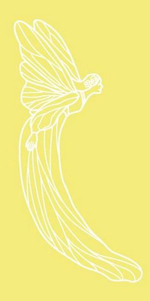 Digital White Work Angel 2 <b>Yellow 4 Sizes - 4 x A4 Sheets Download