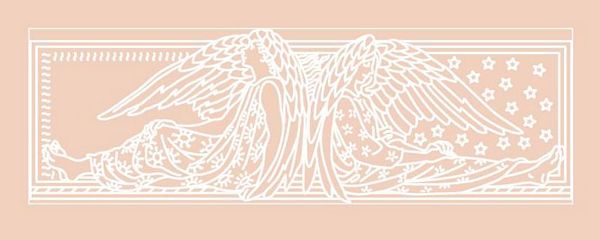 Digital White Work Angel 1 <b>Beige 4 Sizes - 4 x A4 Sheets Download