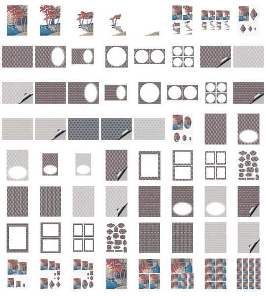 Blooms of the Orient Set 02 - 64 Pages to DOWNLOAD