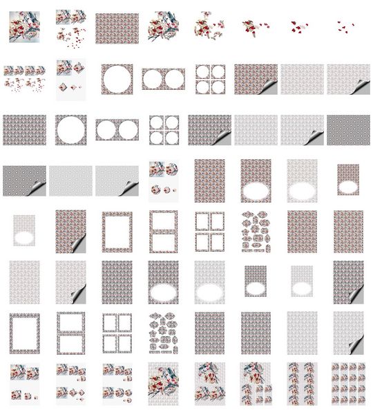 Blooms of the Orient Set 12 - 64 Pages to DOWNLOAD
