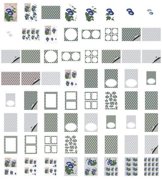 Blooms of the Orient Set 14 - 64 Pages to DOWNLOAD