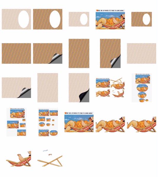 Cheeky Seaside - Deckchair - 23 Pages <B>DOWNLOAD