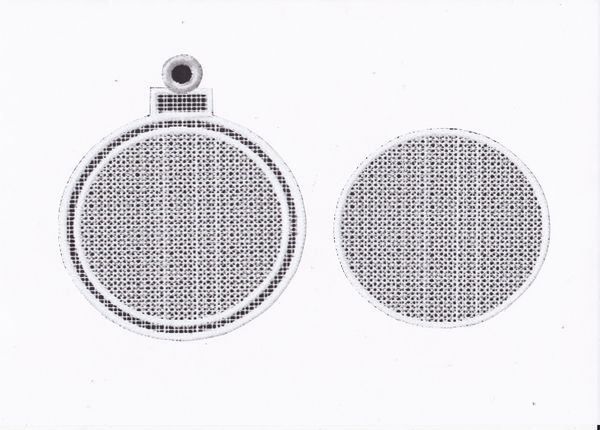 .Christmas Fabric Bauble 04 - 7 x A4 Pages to DOWNLOAD