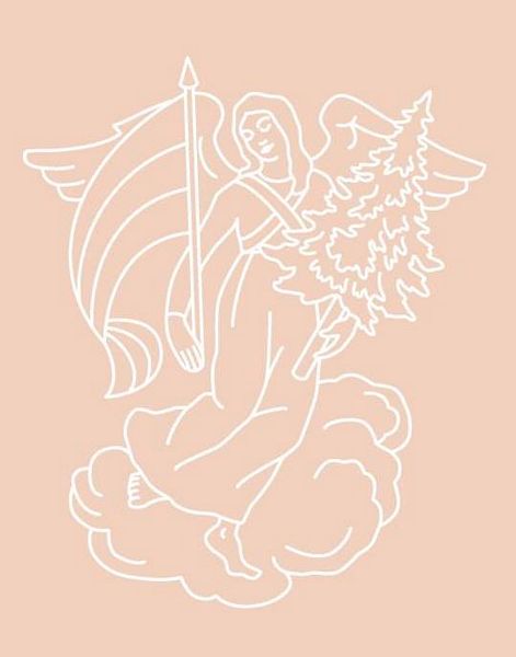 Digital White Work Angel 3 <b>Beige 4 Sizes - 4 x A4 Sheets Download