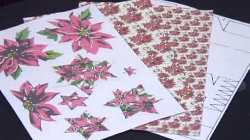 .Christmas Crackers Templates Project - 4 x A4 Pages