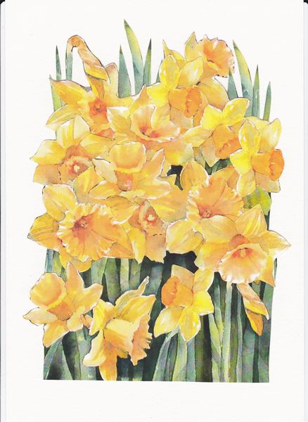 Daffodil Toppers Download - 16 x A4 Pages