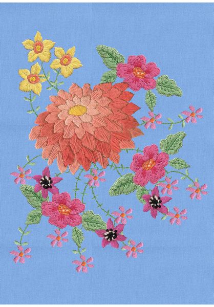 Dot's Heirlooms Bold Blooms Set 06 - 80 x A4 Pages <b>DOWNLOAD