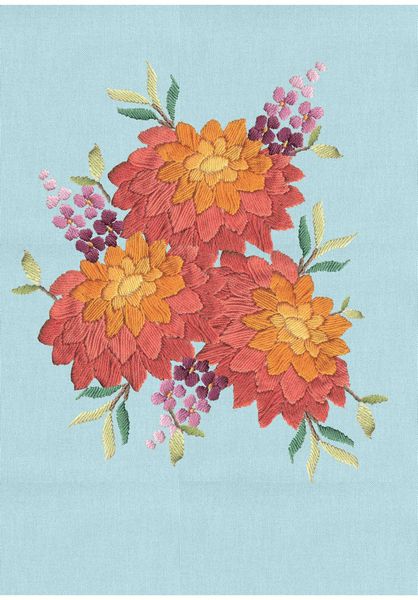 Dot's Heirlooms Bold Blooms Set 08 - 80 x A4 Pages <b>DOWNLOAD