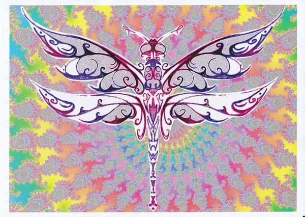 Dragonfly 3D Set 09 - 22 x A4 Pages to Download