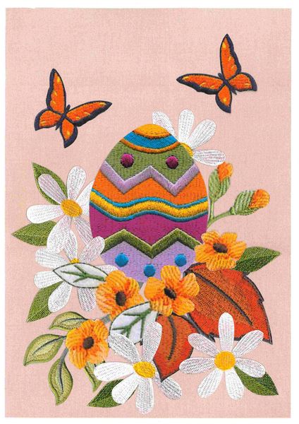 Stitched Effect Fabric Eggs Set 01 - 34 Pages to DOWNLOAD