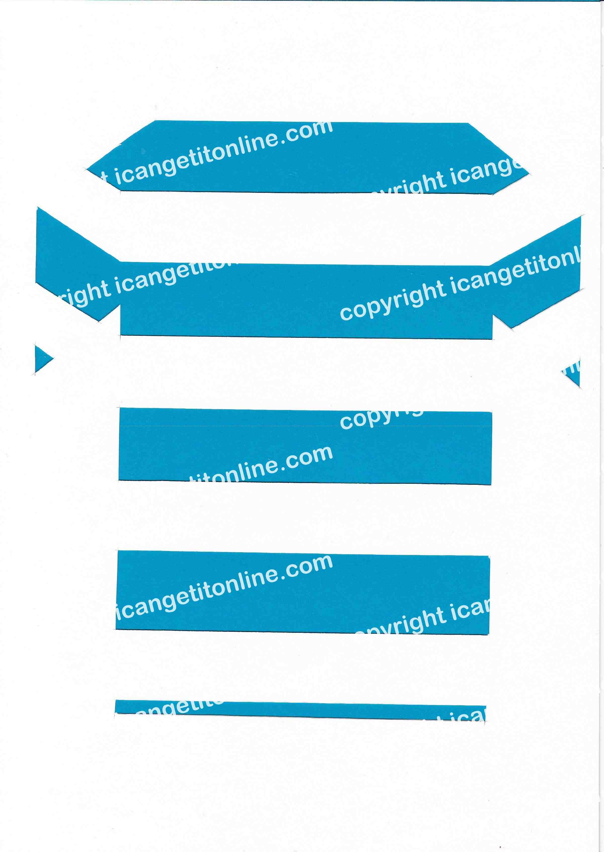 Football Set - Blue and White Horizontal Strip - <B>WATERMARK NOT ON PURCHASED SET</B> 300 Pages to Download