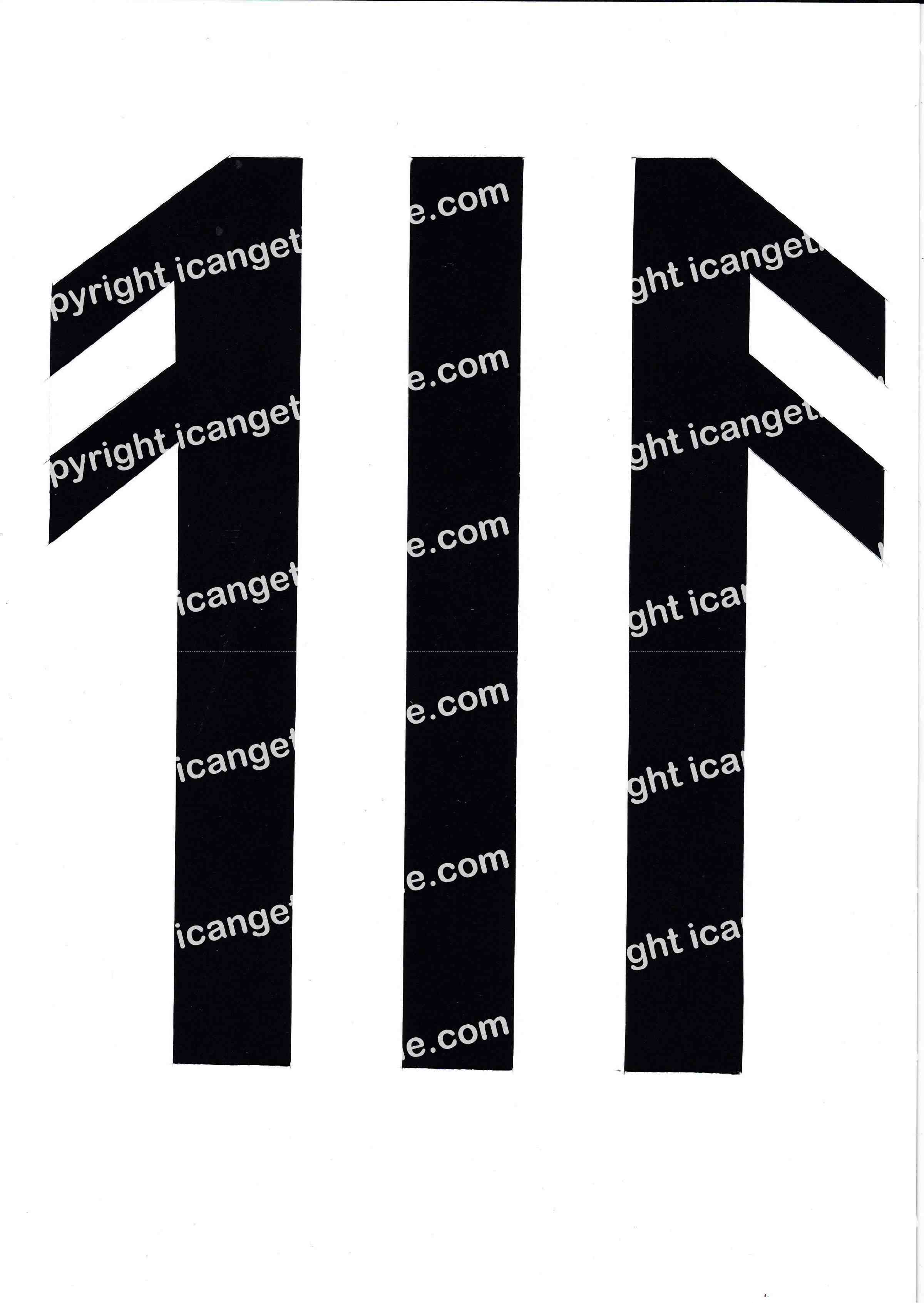 Football Set - Black and White Vertical Strip - <B>WATERMARK NOT ON PURCHASED SET</B> 300 Pages to Download