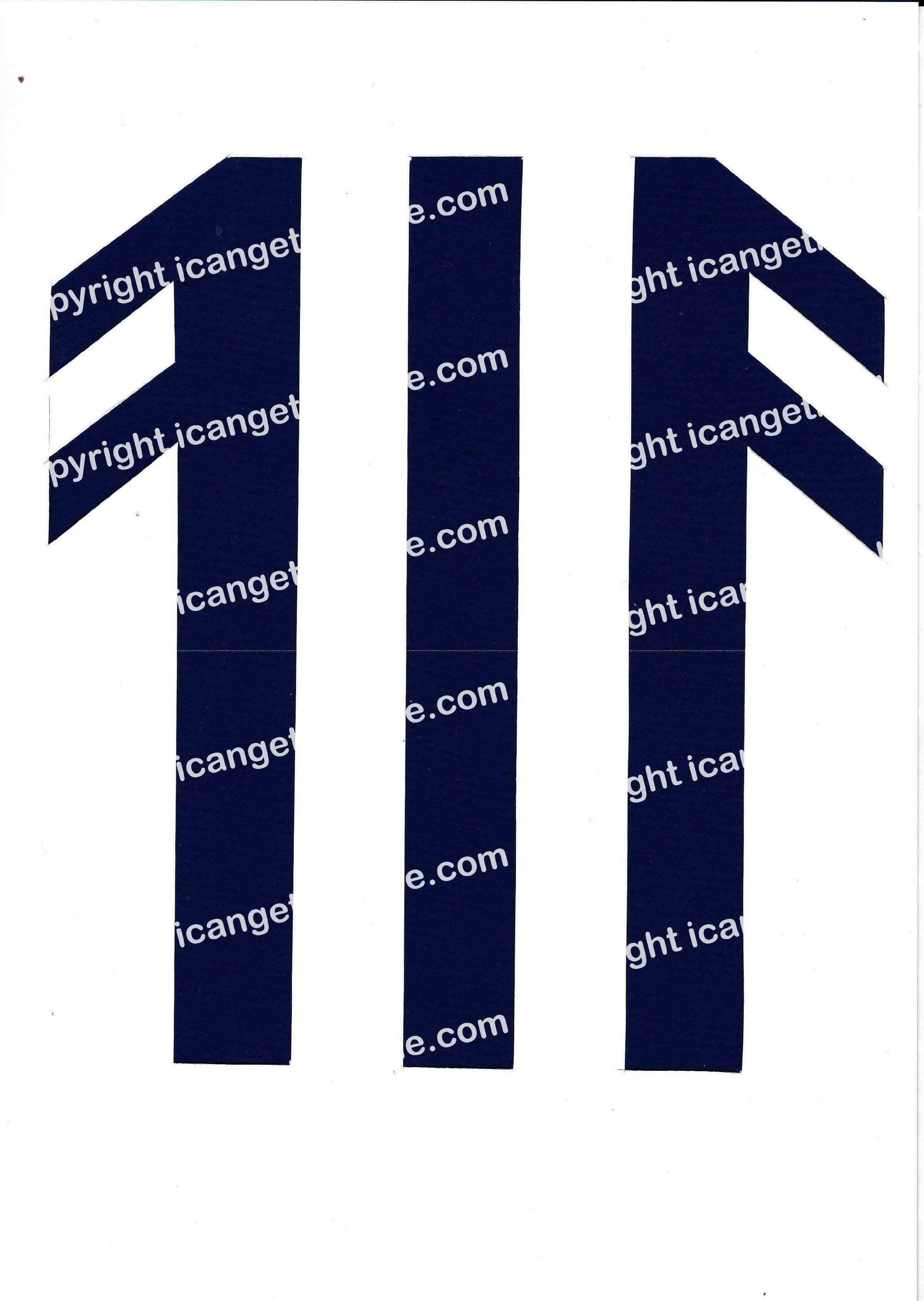 Football Set - Royal Blue and White Vertical Strip - <B>WATERMARK NOT ON PURCHASED SET</B> 300 Pages to Download