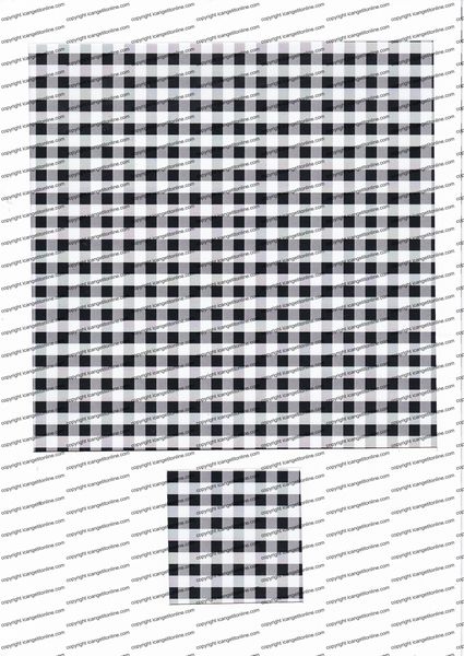 Gingham Folding Papers <b>Black</b> 26 Pages to Download