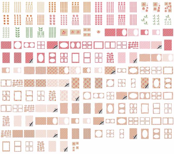 Pinks & Golds Set 3 - 172 Pages Download