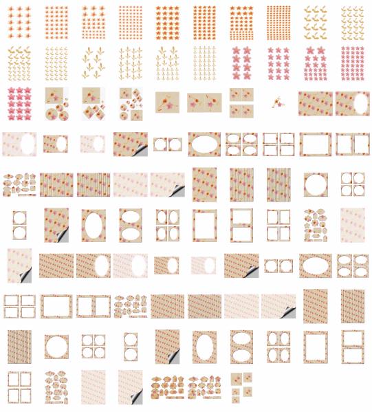 Pinks & Golds Set 4 - 97 Pages to Download