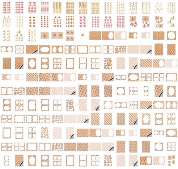 Pinks & Golds Set 5 - 168 Pages Download