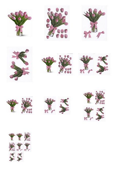Pink Tulip in a Vase Project - 10 Pages to Download