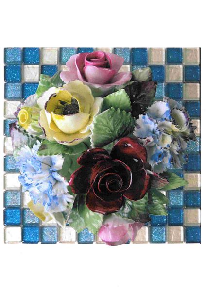 Porcelain Flowers Set 13 - 48 x A4 Pages to DOWNLOAD