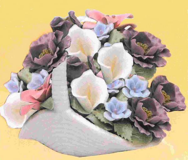Porcelain Flowers Set 15 - 62 x A4 Pages to DOWNLOAD