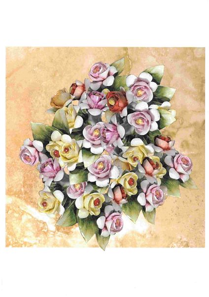 Porcelain Flowers Set 02 - 43 x A4 Pages to DOWNLOAD