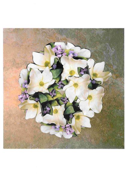 Porcelain Flowers Set 07 - 45 x A4 Pages to DOWNLOAD