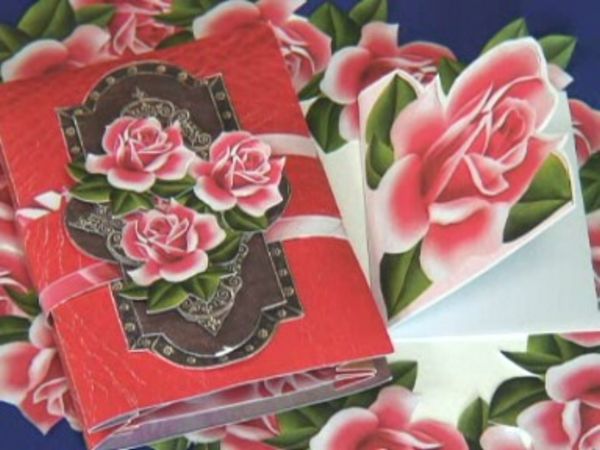 Ruby Roses - Decoupage - 9 x A4 Pages to Download