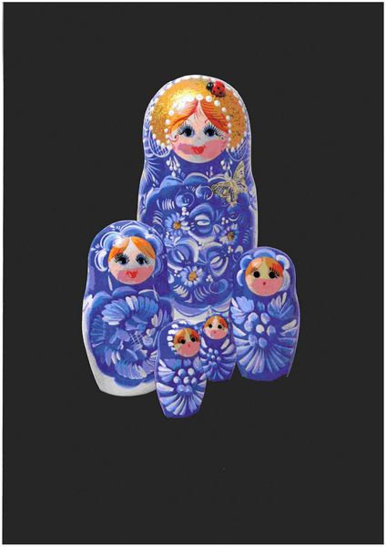 Russian Nesting Dolls Set 03 - 37 Pages to DOWNLOAD