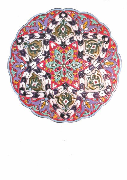 Spanish Plates Decoupage Set 3 - 12 x A4 sheets to DOWNLOAD