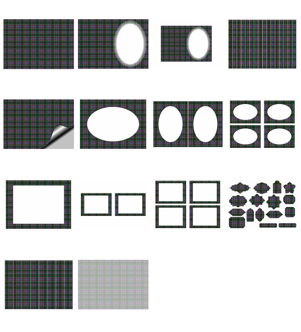 Tartan Set 43. 14 Pages to DOWNLOAD