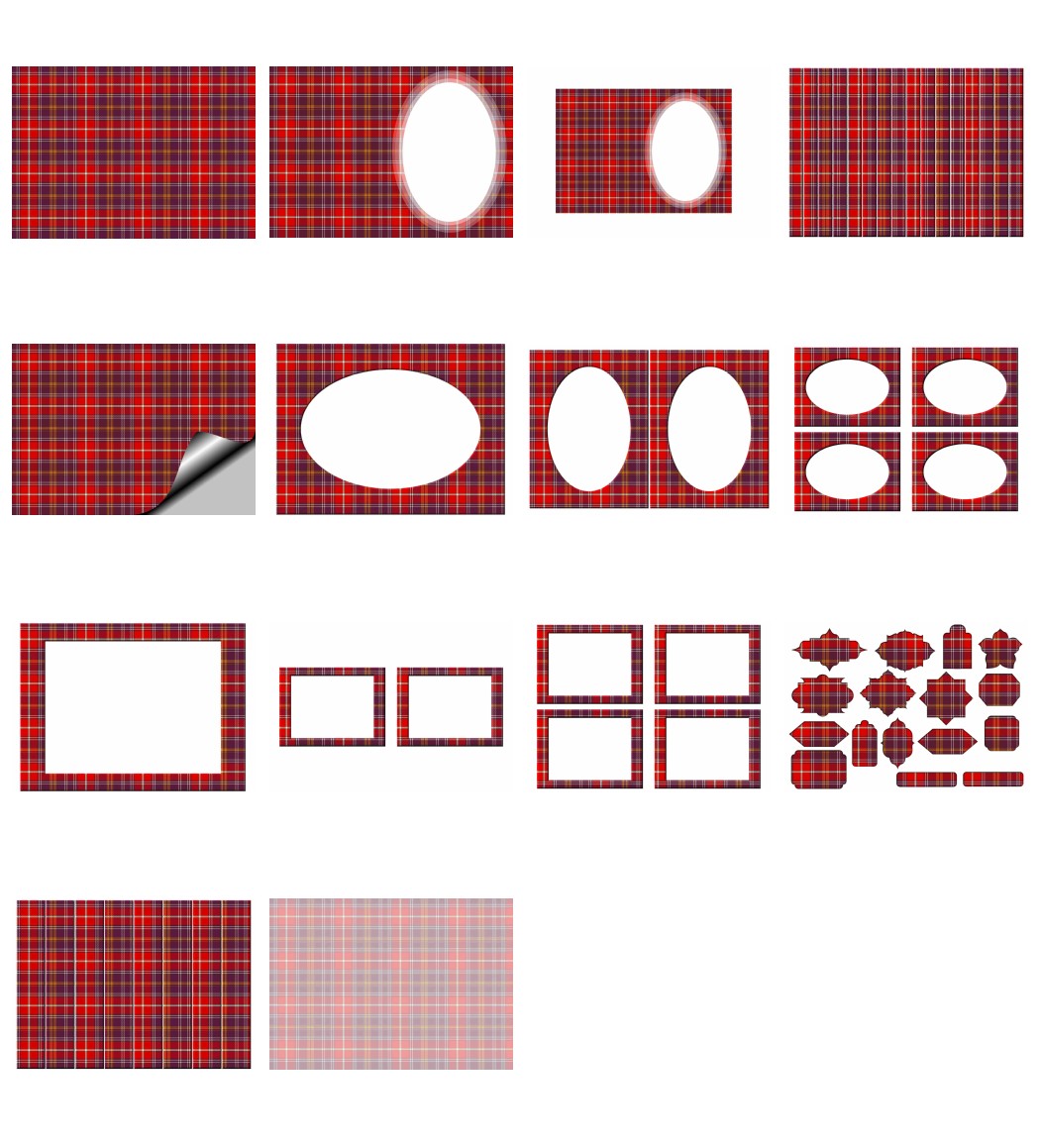 Tartan Set 58. 14 Pages to DOWNLOAD