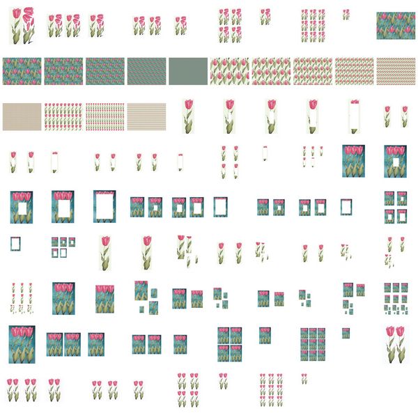 Spring Tulip Set 01 - 88 Pages to Download