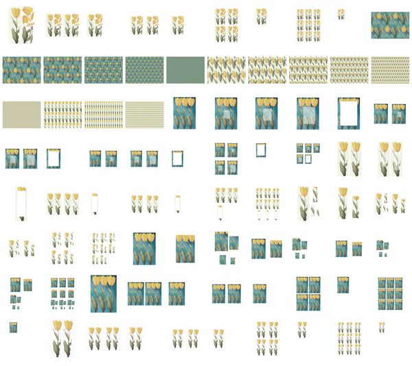 Spring Tulip Set 02 - 80 Pages to Download