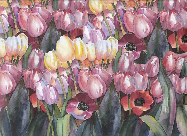 Tantalising Tulips Download - 4 Sizes - 12 Pages