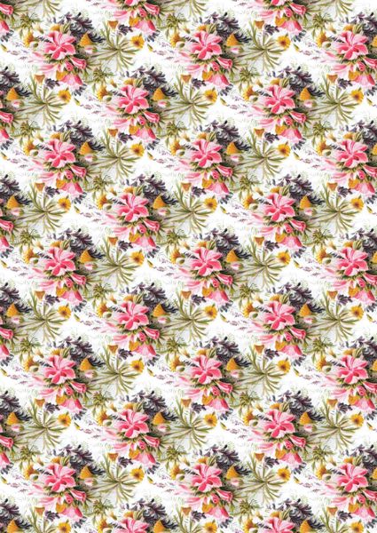 Vintage Floral Background Papers - 16 Pages to DOWNLOAD