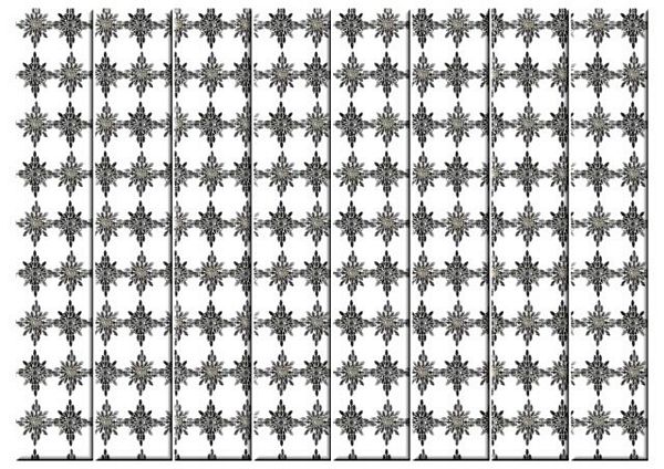 Christmas Jewel Ribbon Sheet Design 04 - 11 x A4 Page to DOWNLOAD