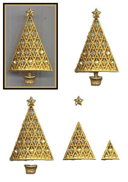 Christmas Jewel Decoupage Design 07 - 10 x A4 Page to DOWNLOAD
