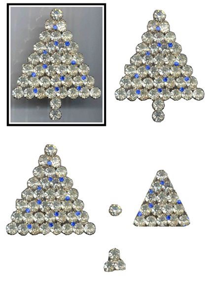 Christmas Jewel Decoupage Design 18 - 10 x A4 Page to DOWNLOAD