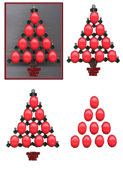 Christmas Jewel Decoupage Design 19 - 10 x A4 Page to DOWNLOAD