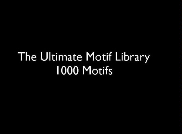 Ultimate Motif Library Program Download - 1,000 Designs