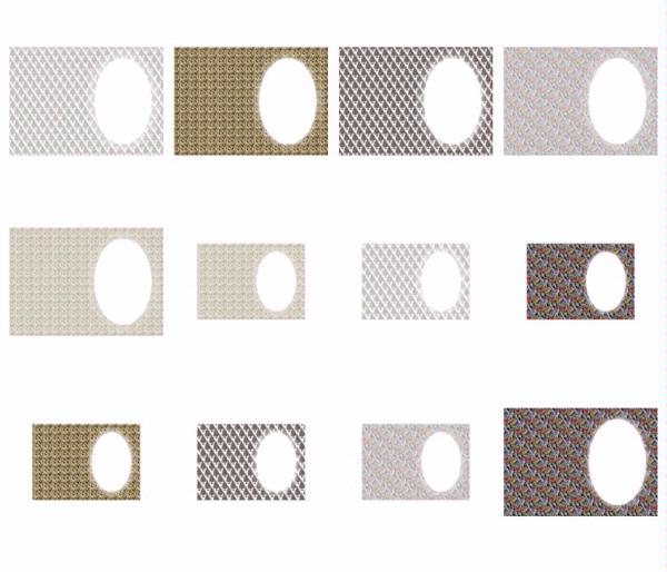 Christmas Jewel Inserts Design 02 - 12 x A4 Page to DOWNLOAD