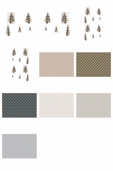 Christmas Jewel Decoupage Design 01 - 10 x A4 Page to DOWNLOAD