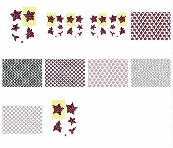 Christmas Jewel Decoupage Design 11 - 10 x A4 Page to DOWNLOAD