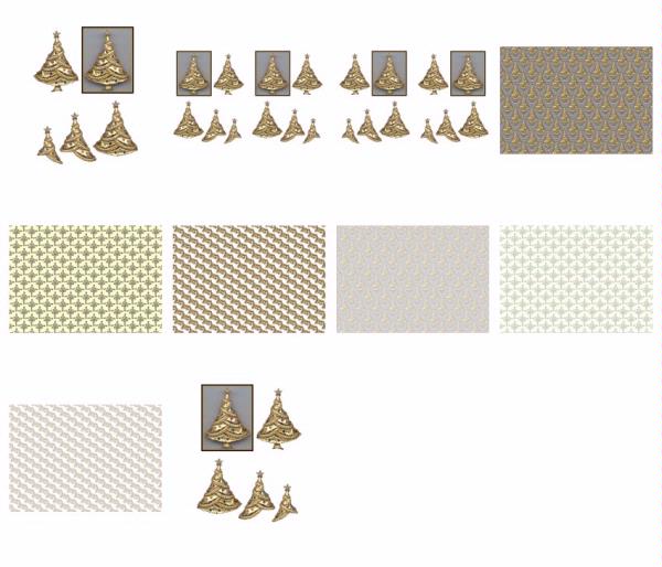 Christmas Jewel Decoupage Design 14 - 10 x A4 Page to DOWNLOAD