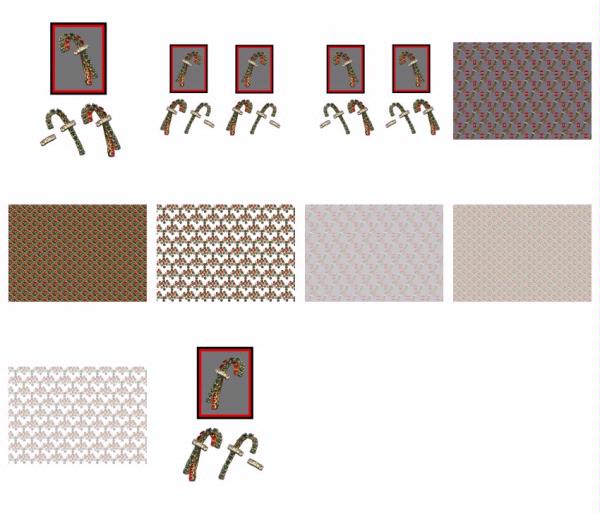 Christmas Jewel Decoupage Design 15 - 10 x A4 Page to DOWNLOAD