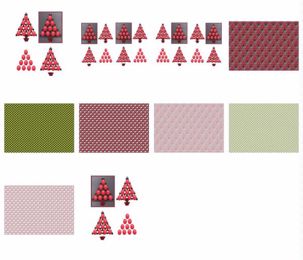Christmas Jewel Decoupage Design 19 - 10 x A4 Page to DOWNLOAD