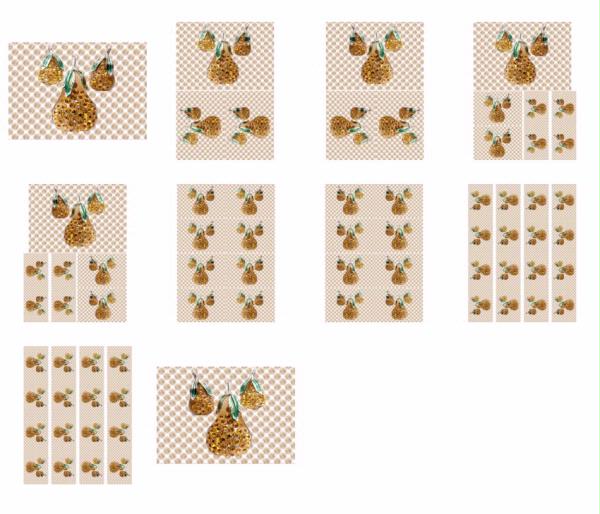 Christmas Jewel Topper Design 06 - 10 x A4 Page to DOWNLOAD