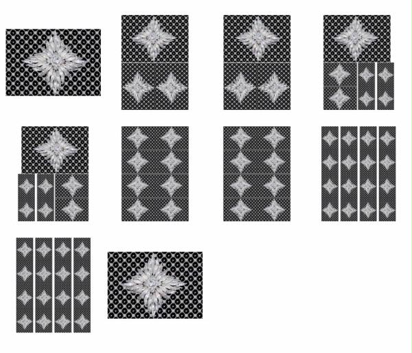 Christmas Jewel Topper Design 13 - 10 x A4 Page to DOWNLOAD
